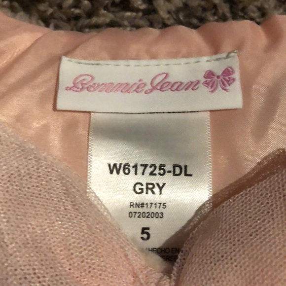 New Bonnie Jean Pink Soft Fur Vest Size 5 - Picture 2 of 10